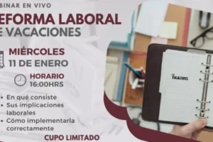 Evento online: La Reforma Laboral de Vacaciones Evento online: La Reforma Laboral de Vacaciones